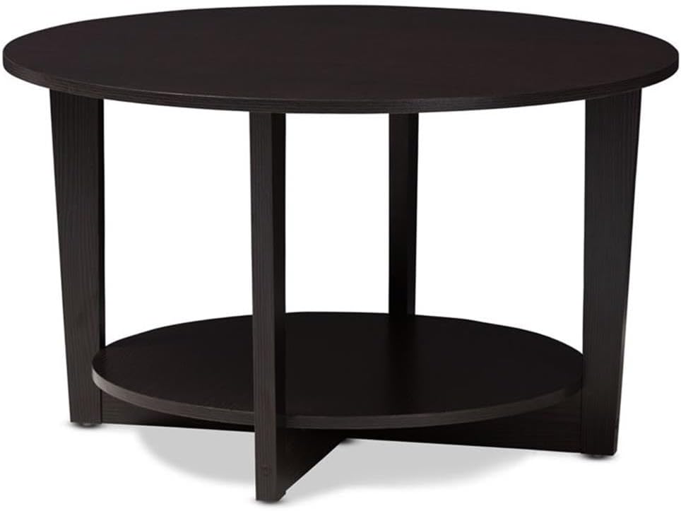 Baxton Studio Belina Coffee Table in Wenge Brown