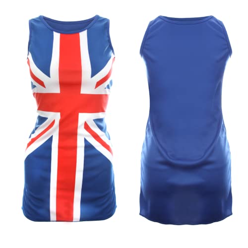 Dames Unie Jack Jurk - Rood, Wit en Blauw Union Jack Flag Klassieke Jurk - 90s Muziek Pictogrammen, Brit Pop, VE Day, Jubilee Fancy Dress - Image 8