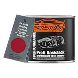 TRISTARcolor Vernice per auto Barattolo pronto all’uso per Buick/Cadillac/Chevrolet/Corvette 70-8530 Carmine Vernice di base 0,5L
