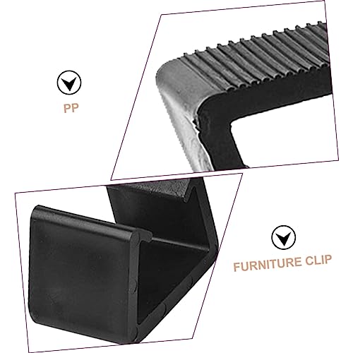 Yardwe 8Pcs Clipes De Móveis De Vime Para Fora Cadeira De Porta Sofás Ao Ar Livre Alinhamento De Móv