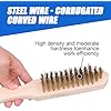 Welding Chipping Hammer with Spiral Spring Handle,11 Inch,Wire Brush,10 Inch,Welding Hammer Slag Removal Tool Set