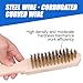 CZMOONSEE Welding Chipping Hammer with Spiral Spring Handle,11 Inch,Wire Brush,10 Inch,Welding Hammer Slag Removal Tool Set