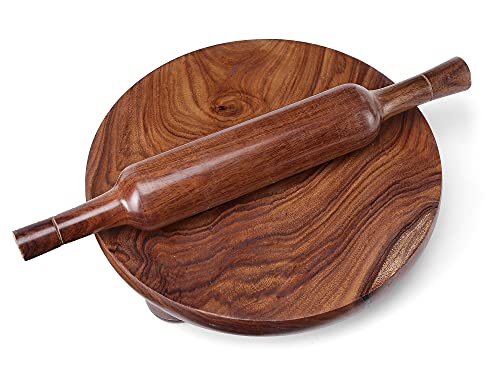 Wooden Chakla Belan, Rolling Pin (Sheesham Wood) #TOP25