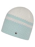 Ziener Damen ILARY Mütze/gestrickt, Wolle, Fleece Futter, Ice, Einheitsgröße