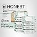 The Honest Company Hypoallergenic Multi-Use Baby Wipes for Sensitive Skin, Geo Mood, 288 Count