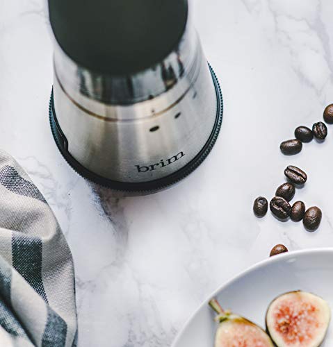 Brim 50013 Electric Handheld Burr Coffee Grinder, Simple One-Touch Operation, 9 Precise Grind Settings From Espresso To French Press, Removable 30G Ground Container For Easy Clean Up thumb #4