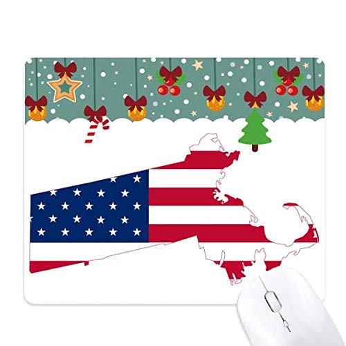 Alfombrilla de ratón de Massachusetts ideal para dar un toque americano a tu escritorio de casa