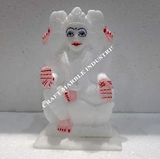 Maa Lakshmi 7" Statue Mata Luxmi Figurine Mahalakshmi Sculpture Maa Luxmi Religious Gift Decor Temple Murti Idol Goddess of Wealth