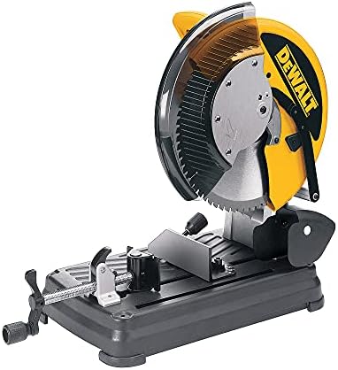 DEWALT Chop Saw for Cutting Metal, 14-Inch Steel Blade, Cuts 4x Faster (DW872)