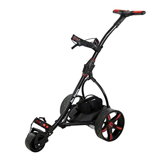 Ben Sayers 18-Lithium Electric Golf Trolley - Black/Red, 18-Hole
