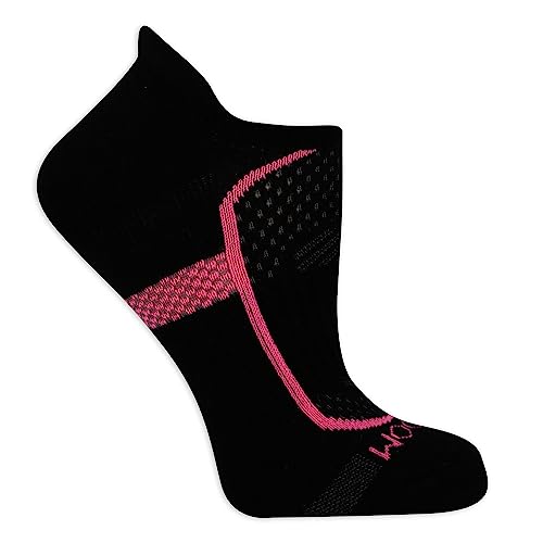 Fruit Of The Loom Womens Coolzone Active Lightweight Cotton Casual Sock, Black/Purple, Black/Grey, Black/Blue, Black/Salmon, Black/Pink, Black/Lavender, 4 10 Us #TOP1