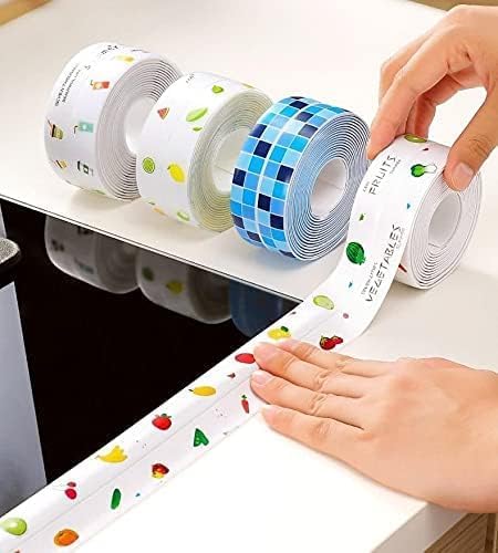 VIKIZAN Multi Color Sink Tape gate Gap Blocker Door Gap Filler Bathroom Door Water Stopper Door Space Cover Door Cover|| Multi Color || Pack of 1-image-7