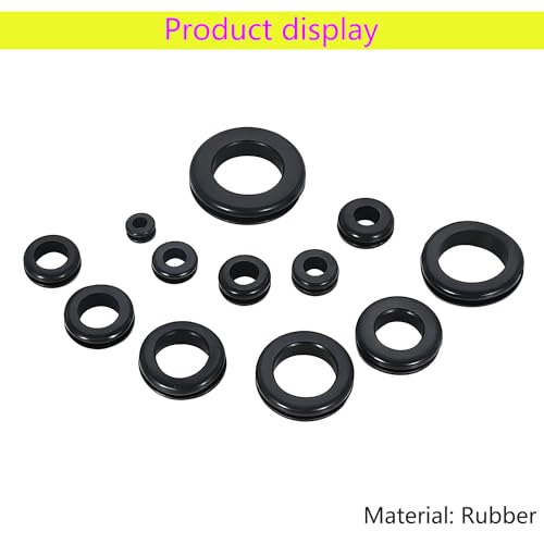 Miniatura 7 de Ctyjia 10 Piezas Tapones De Goma Para Agujeros, Diámetro Del Agujero 22mm, Diámetro De Instalación: 28mm, Pasacables De Goma, Pasamuros Goma