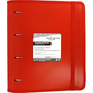 Grafoplás Carpebook A4 Spiralordner Rot mit Nachfüllpack