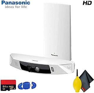 Panasonic KX-HN7001W Smart Home Monitoring HD Camera System Standard Accessory Bundle