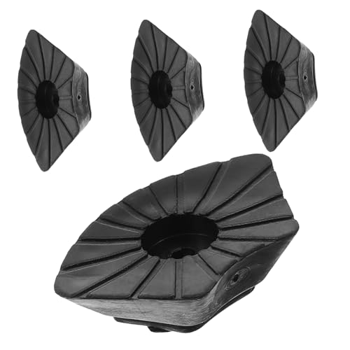 Happyyami Thickened Pole Tip Covers Walking Pole Tips Anti-Skid Cane Tips for Walking Stick