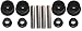 3G Rear Leaf Spring Bushing Set for EZGO RXV Golf Carts