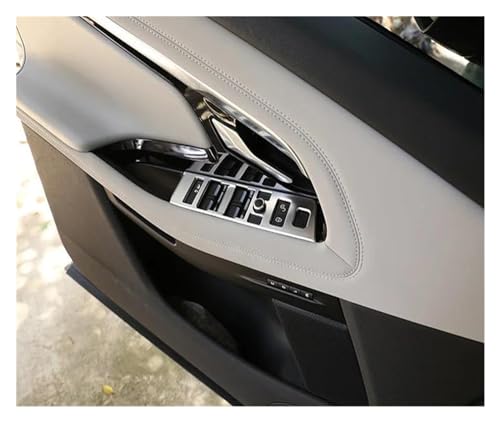Cadre pour interrupteur de lève-vitre Range Evoque 2020 finition argent
