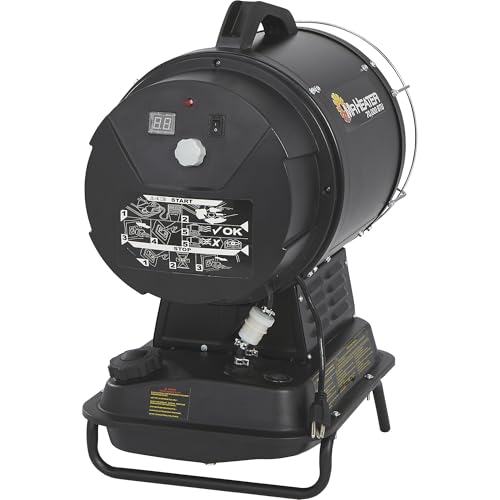 Mr. Heater MH70KTFR 70,000 BTU Portable Kerosene Radiant Heater with Quiet Burner Technology for Jobsites, Workshops, Or Large Outdoor Areas