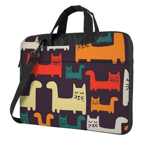 Sacoche ordinateur portable chat étanche contre la pluie