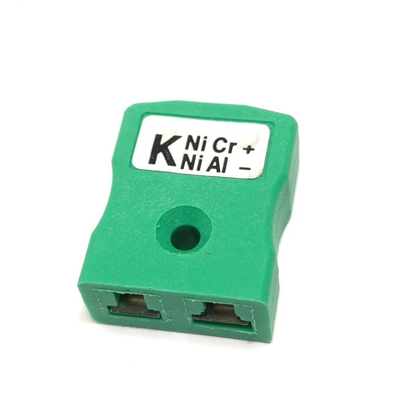 Wiring Connecting Terminals - Female and Male Mini Flat Pin Plugs K Type Thermocouple Connector - (Style: A, Color: Female)