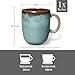 Villeroy & Boch Lave Glace Mug with Handle, Elegant Earthenware Mug for All Day, Turquoise, 13.5 oz, Dishwasher Safe