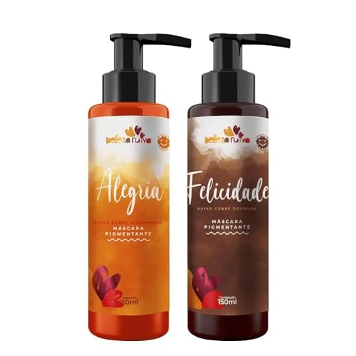 Kit Beleza Ruiva Tonalizante Alegria e Felicidade