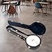CNCEST Banjos Organizer,Hard Plastic Banjos Hardshell 5-string Banjos Case Bag Portable