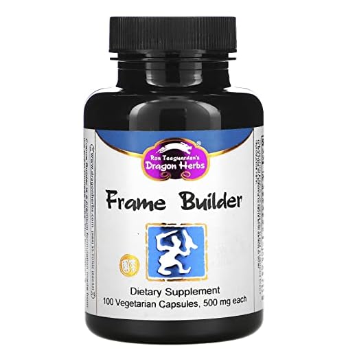 Dragon Herbs Frame Builder -- 500mg - 100 Vegetarian Capsules