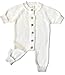 Produktbild Baby Bonita® Strick Strampler, Baby Overall aus 100% zertifizierter Baumwolle, Chrunky Knitromper, Homecoming Outfit, super weich und kuschelig warm, ideal für die Erstausstatung (0-3M, Milk (Weiß))