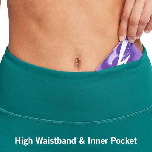 Image of baleaf Women's High Waist Biker Shorts with 3 Pockets