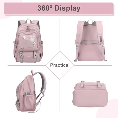 Image of PALAY School Backpack Teenager Girls Backpack School Teenager Large Bag Girls Waterproof Casual Daypack for Primary,Secondary