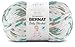 Bernat Baby Blanket Yarn - Big Ball (10.5 oz) - 2 Pack with Pattern Cards in Color (Seafoam Print)