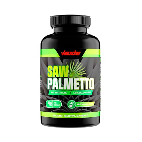 Vaexdar Saw Palmetto Zinc 120 Cápsulas