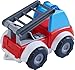 HABA 305182 - Auto giocattolo per bambini dai 2 anni in su, per interni ed esterni, camion dei pompieri 13 cm, con scala per ragazzi e ragazze, colore: Blu