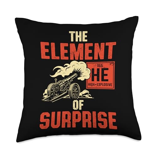 Field Artillery Veteran Throw Pillow