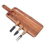 Durabilité inégalée : les planches à découper en bois pour la cuisine et le plateau à fromage pour collations sont fabriquées à partir de matériaux sélectionnés, garantissant que la surface de cuisson de votre bloc de boucher dure pendant de nombreuses utilisations de plateau de service de pain au fromage