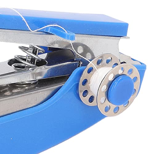 Máquina de costura portátil,máquina de costura manual fácil de usar alimentação automática para uso