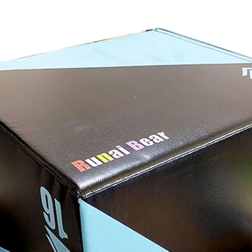 QSTDGVPW Plyometric Jump Box Training Exercise Step Box with PVC Cushioning Suitable for Home Gym And Fitness, Style E - Image 5