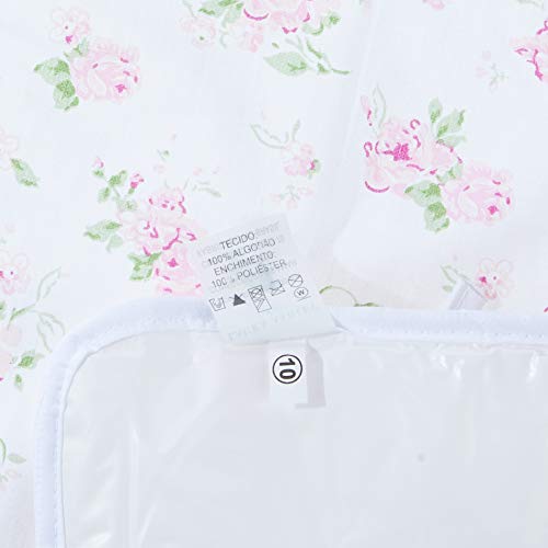 Trocador para Bebê Portátil Estampado Josephine Rosa, Biramar Baby, Rosa