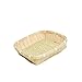 Basket Produits tissés en Bambou Faits à la Main, paniers de Rangement tissés en Bambou, paniers de Magasin de Fruits de Grande Cuisine de ménage de Ferme rectangulaire