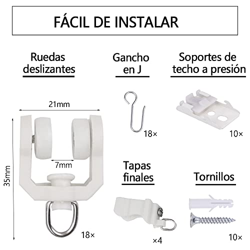 Mejores comprativas On-line Accesorios para cortinas - cinco favoritos. 17 Imagen adicional