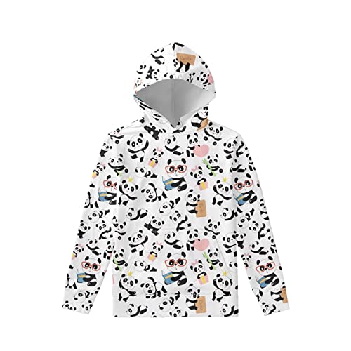 Xhuibop Panda Teens Kids Kawaii Hoodie Cute Hoodies Sweatshirts with Pocket String Shirts Outfits for Girls Boys Size 8-10 Years Old Clothes Junior Kids Oversized Hooded Pullover Graphic Tops Active Athletic Sweater Xhuibop Panda Teens Kids Kawaii Hoodie Cute Hoodies Sweatshirts with Pocket String Shirts Outfits for Girls Boys Size 8-10 Years Old Clothes Junior Kids Oversized Hooded Pullover Graphic Tops Active Athletic Sweater