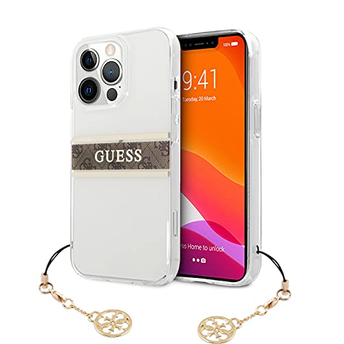 Coque Guess iPhone 13 Pro évite les chutes avec cordon 4G Brown