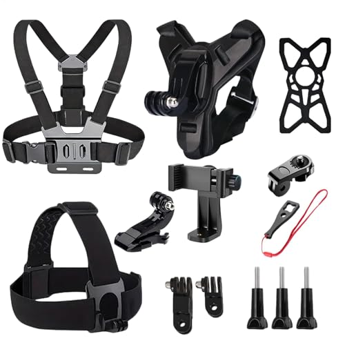 Kit d'accessoires d'appareil photo en ABS robuste avec support mentonnière stable