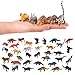 JOKFIECE 36 Small Animal Figures for Kids - Realistic Detailed Toy Forest Creatures Ideal for Play, Party, Cake Topers, STEM Learning for Toddlers 1-3 & Children of All Ages