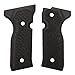 Hogue 91179 Beretta Cougar 8000+ Grips, Checkered G-10 Solid Black