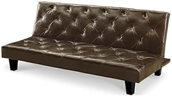 Amazon｜幅180cm 合皮 3人掛けソファベッド 3色対応 (ダークブラウン