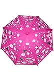 Paraguas Infantil Mágico que Cambia de Color con la Lluvia | Paraguas para Niños Impermeable, Ligero y Divertido (Caritas de Gato)