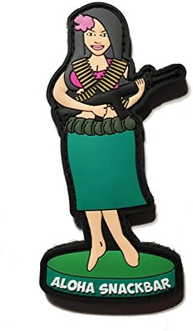 El parche militar Aloha SNACKBAR PVCRubber Morale (HookLoop)